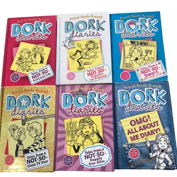 Dork Diaries Lot of Six Books For Kids - Picture 1 of 5